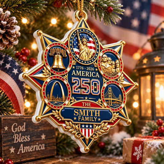 Proud Since Seventeen Seventy Six - Real 3D Raised Ornament