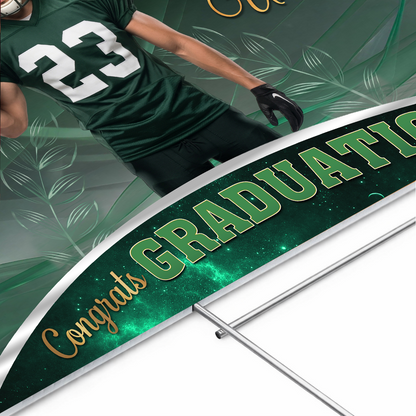 School Name Graduation Yard Sign Class of 2026 Lawn Sign