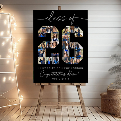 Class Of 26 - Custom Graduation Welcome Sign Party