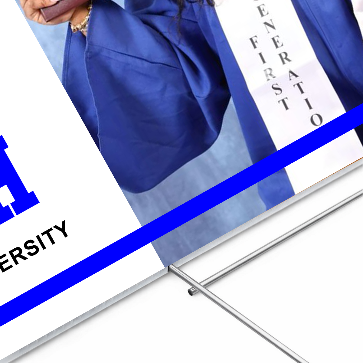 Class of 2026 Congrats Graduation Yard Sign - Personalized Graduation Lawn Sign With Stake