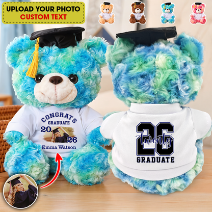 Congrats Class Of 26 Personalized Graduation Teddy Bear