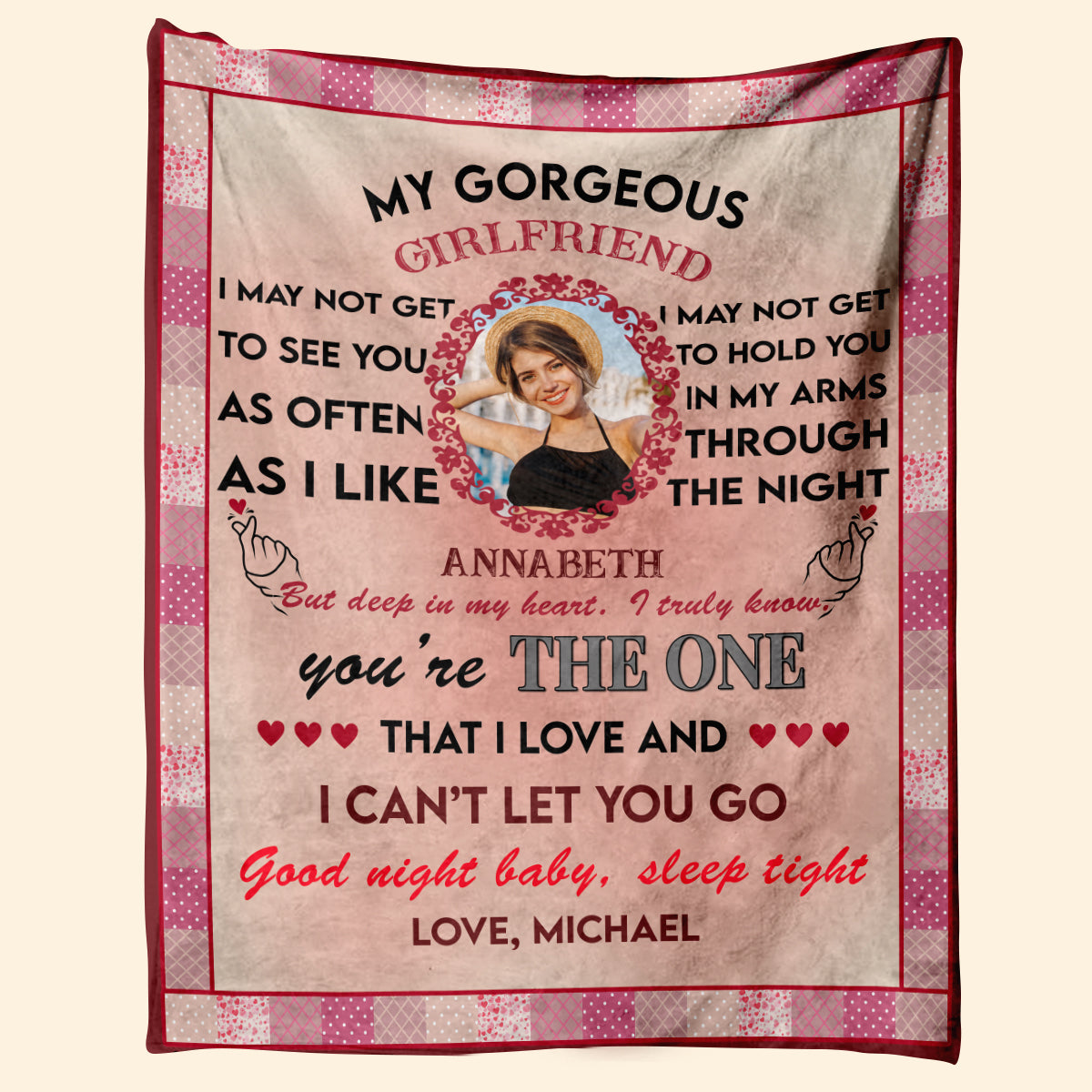 I May Not Get To See You - Personalized Blanket - Anniversary, Lovely Gift For Couple, Spouse 1_f505a3a8-c071-4aaa-9b1e-756c626bab81.jpg