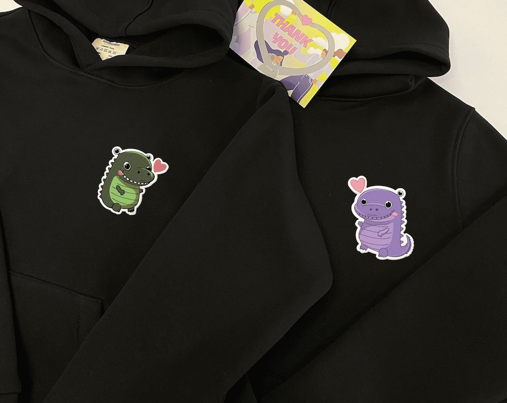 Couple Embroidered T-Rex Dragon Dinosaur Hoodies Cartoon Tiranosaur Crewneck Matching Sweatshirts, T-Shirt Items Anniversary Gift for Her and Him 1_f5242731-199c-42c2-94ca-823ec70ca312.jpg?v=1743397399