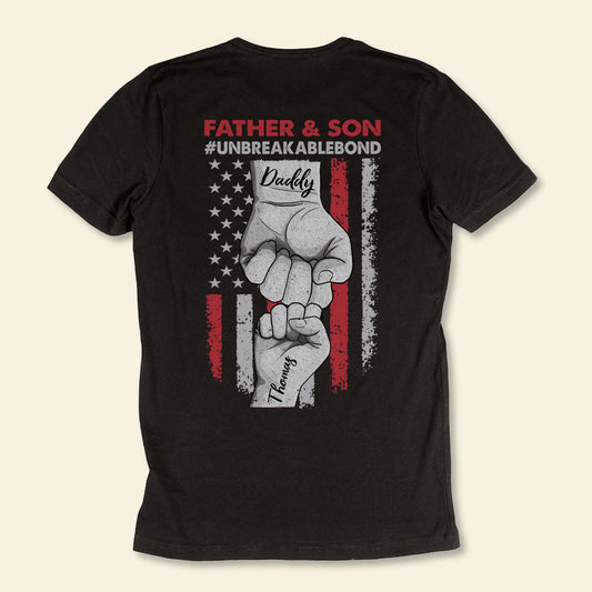 Father Daughter Father Son Unbreakable Bond - Personalized Shirt - Birthday Father's Day Gift For Dad, Husband 1_fa39f154-b83c-4ebe-97fe-b84725289dbc.jpg