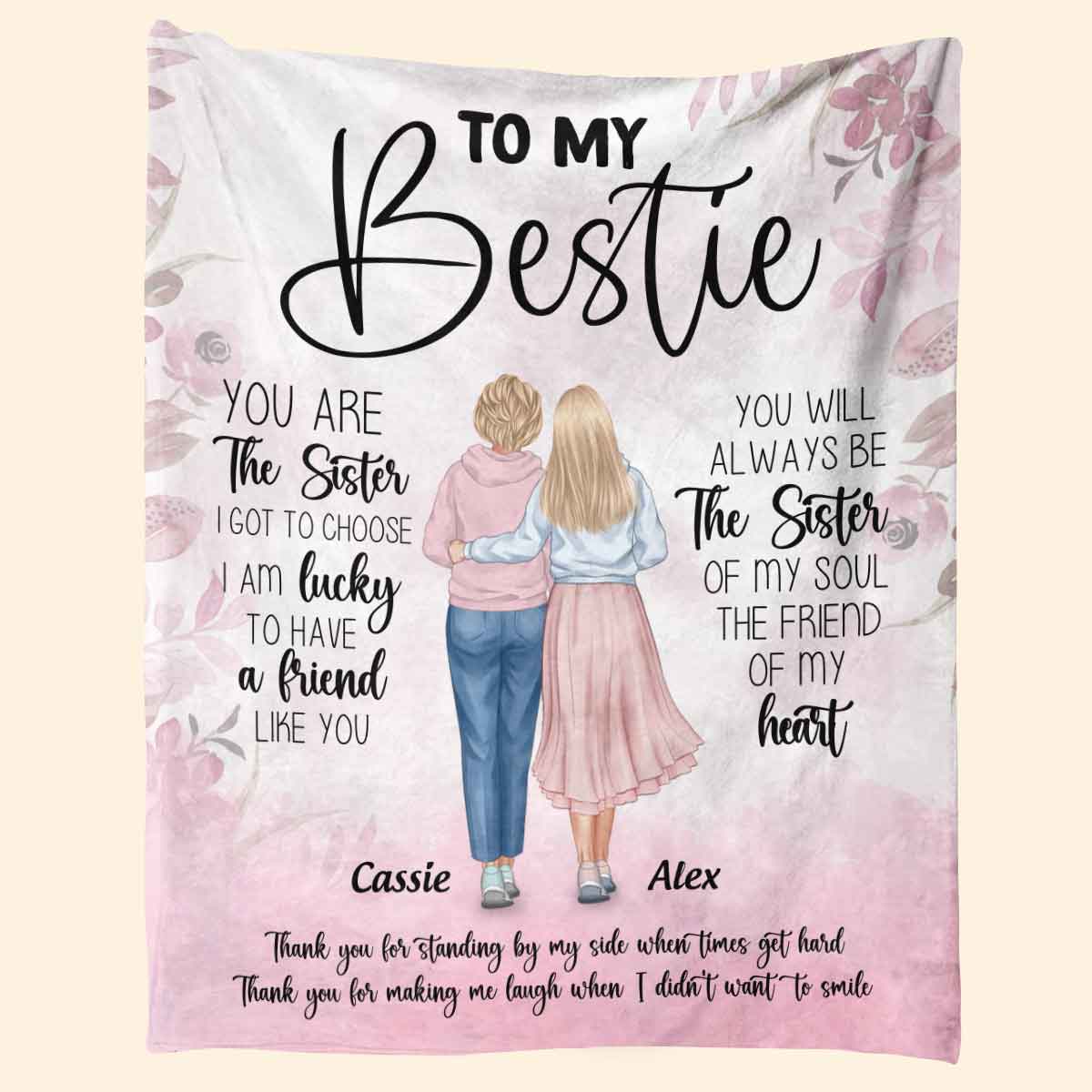 You Are The Sister - Personalized Blanket - Birthday, Friendship's Day Gift For Her, Besties, Friends 1_fdf2ca80-69da-47c1-a3f2-ba63ce749388.jpg