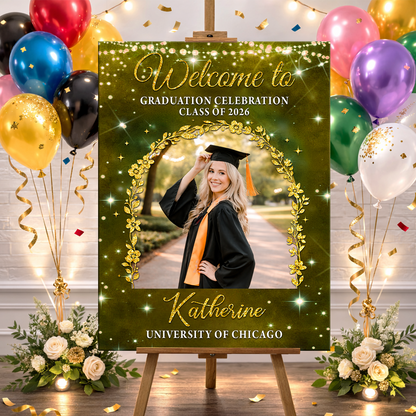 Special Personalized Graduation Welcome Sign Party