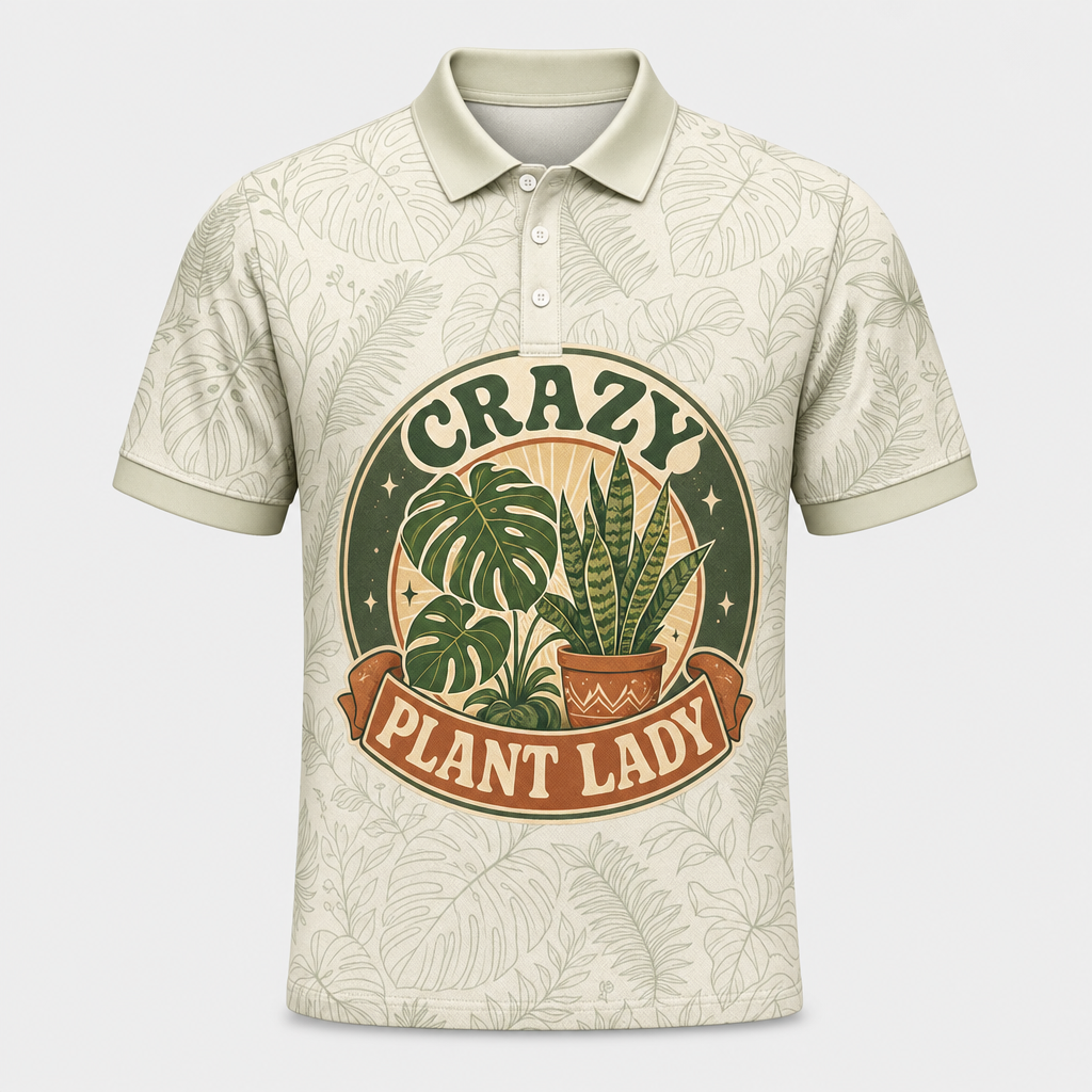 Crazy Plant Lady Retro Badge Polo - Polo shirt - All over printed 1a54cb8c-8ca4-4518-b9b0-73e7971dbfa7.png