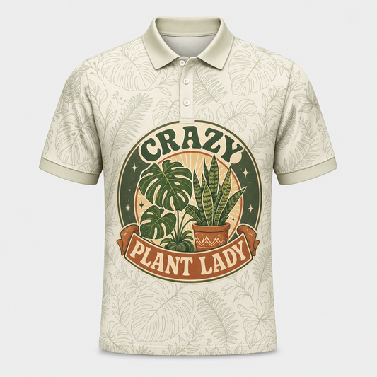 Crazy Plant Lady Retro Badge Polo - Polo shirt - All over printed 1a54cb8c-8ca4-4518-b9b0-73e7971dbfa7.png