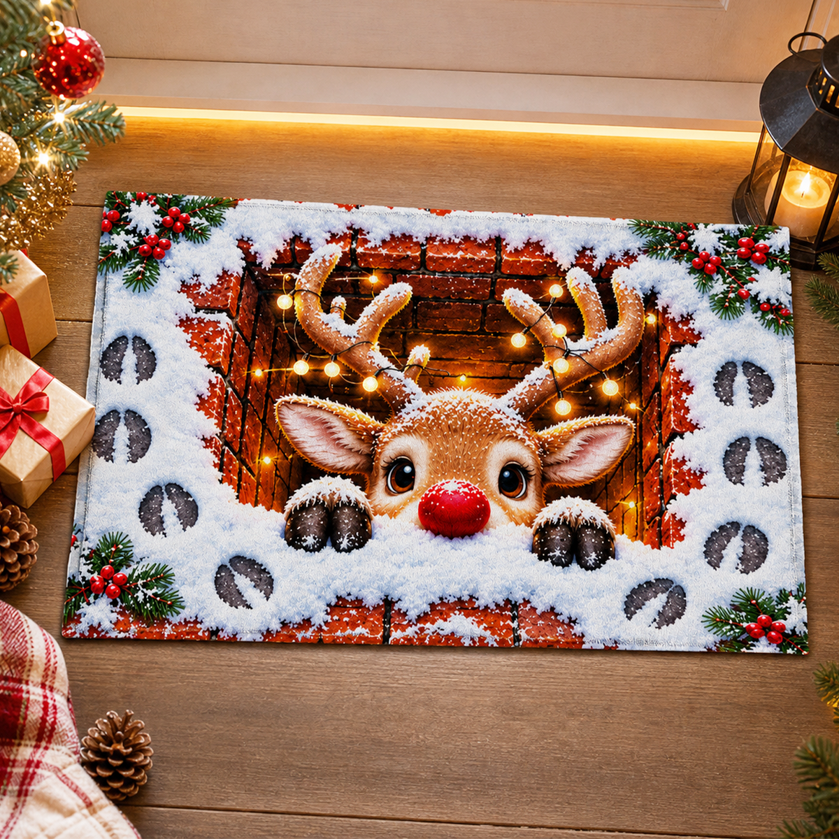 Gnome For The Holidays Doormat, Funny Family Christmas Doormat, Gift for Family Christmas 1b4a28e6-d221-4845-8593-555e372393eb-mk_5_37.png