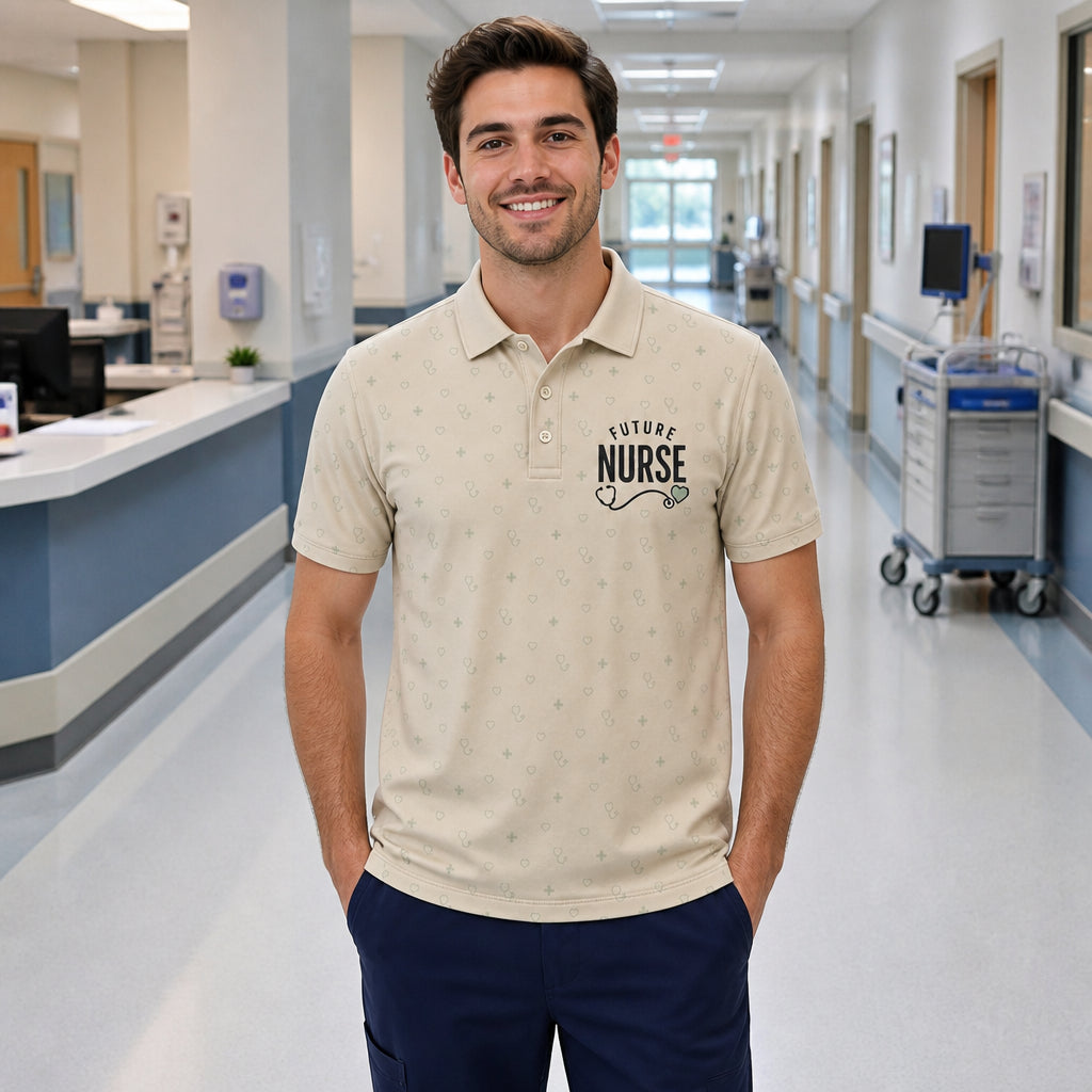 Future Nurse AOP Polo - Polo shirt - All over printed 1b4eec72-2e7a-434e-ad0c-6d3bc74f4741.jpg