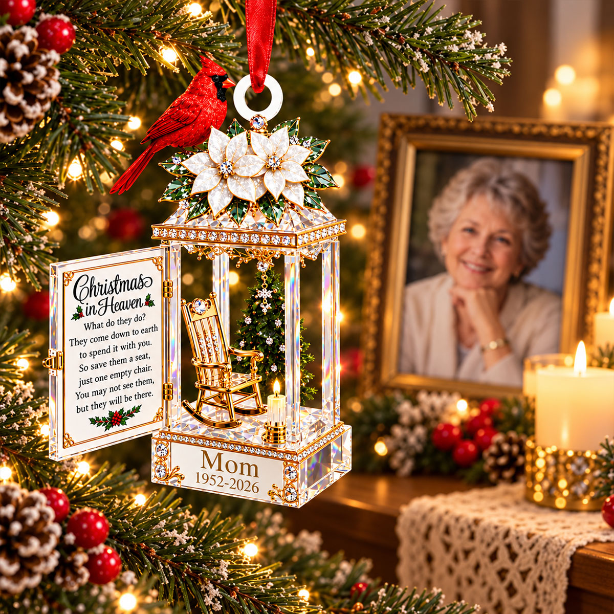 Christmas In Heaven - Personalized Memorial Shaped Ornament 1b9a0b7f-865a-473c-aa2c-5c8396e3659e-1.jpg