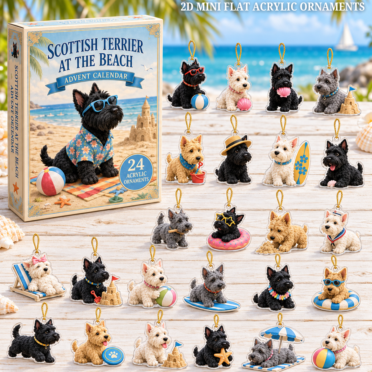 Scottish Terrier Beach Advent Calendar 2026 - 24-Day Festive Countdown, Acrylic Charms Blind Box - Gift For Dog Lovers 1b9fa17d-c1cf-4e1f-9bad-1f47a86fbc33-scottish-text.png
