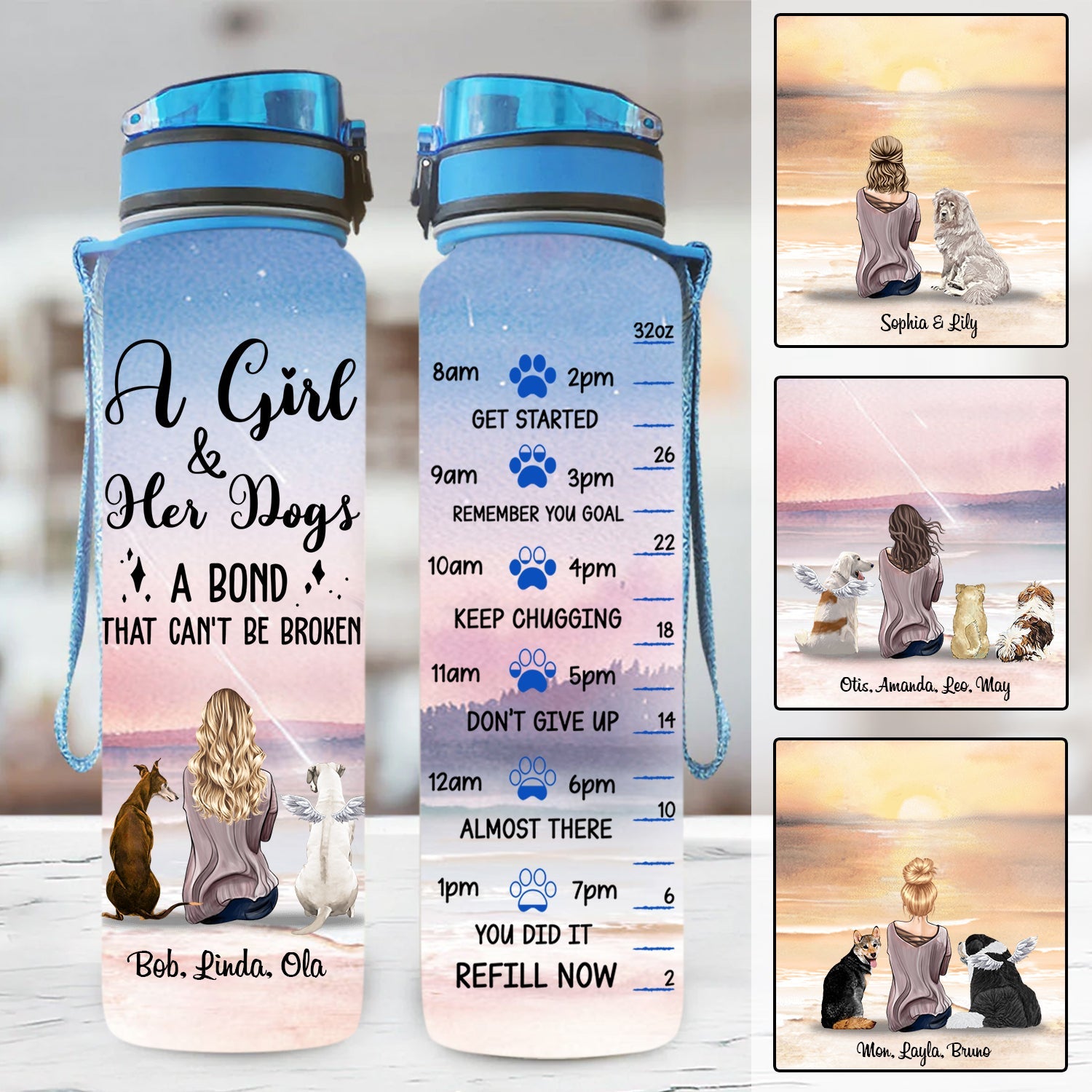 Angel Dog A Girl And Her Dogs A Bond Can't Be Broken Dog Mom Personalized Water Tracker Bottle 1banner_angel_dog_lover-_fb.jpg