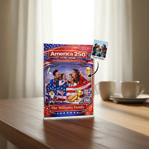 250th America Anniversary - Upload Photo Acrylic Block Keepsake