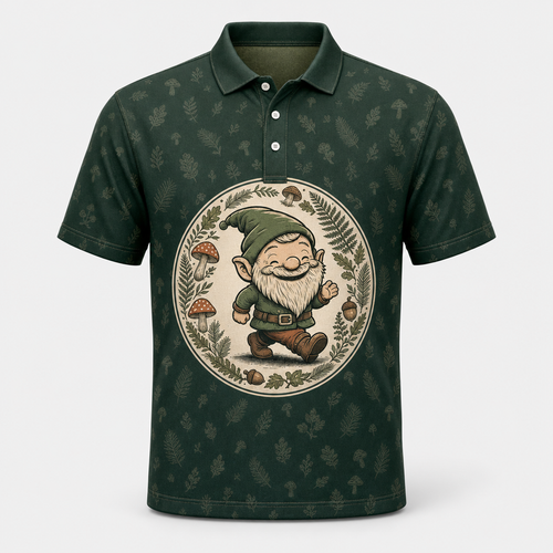 Forest Gnome Emblem AOP Polo - Polo shirt - All over printed 1c358d39-7282-423c-b7f4-4186fff3292f.png