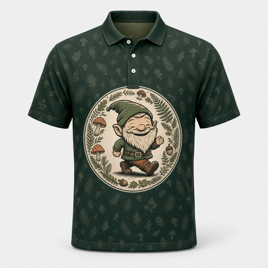 Forest Gnome Emblem AOP Polo - Polo shirt - All over printed 1c358d39-7282-423c-b7f4-4186fff3292f.png