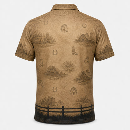 Horse Ranch AOP Polo - Polo shirt - All over printed 1c5eaa29-05dd-48d5-bf13-27a8b0418b79.jpg
