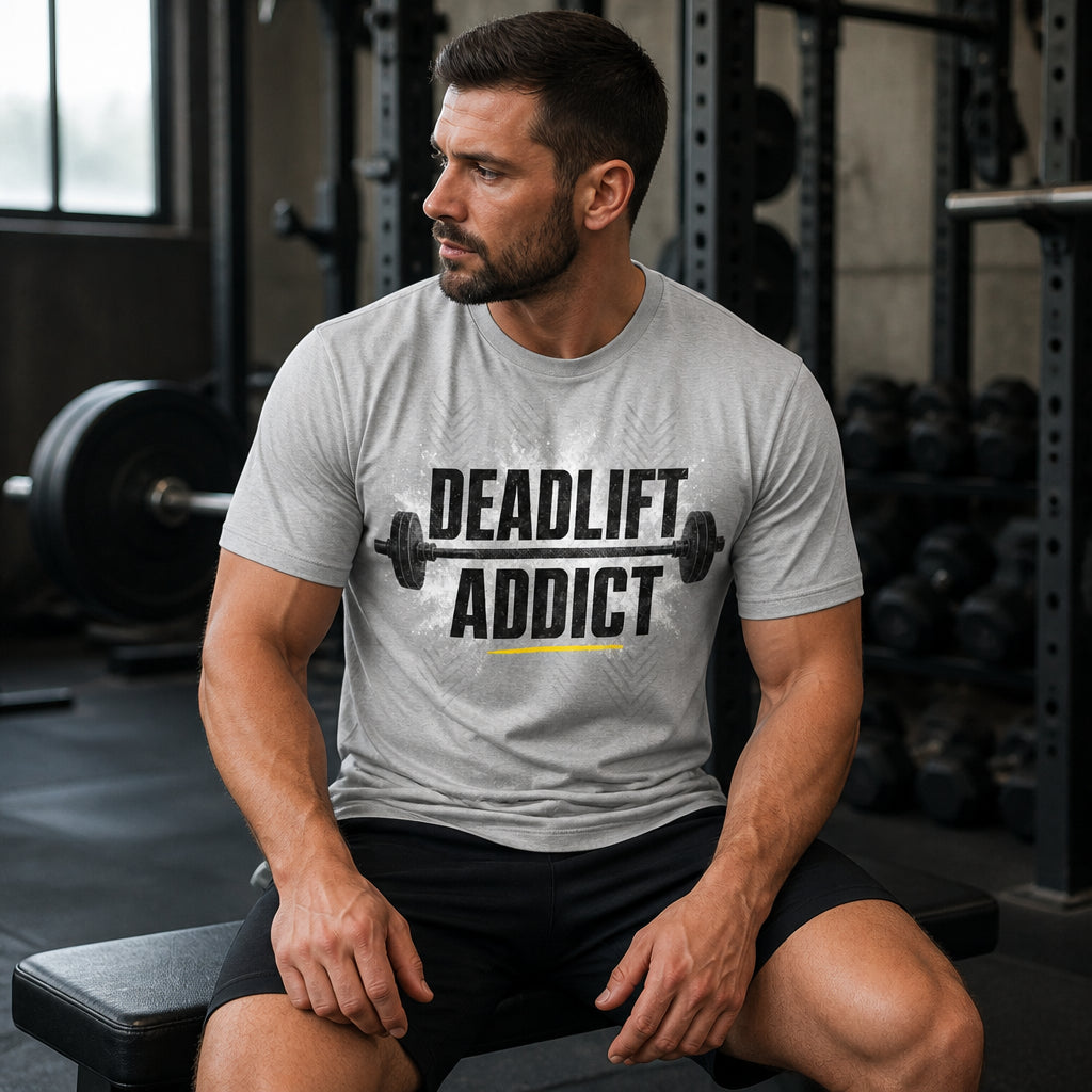 Deadlift Addict Chalk-Bar Tee - T-Shirt - All over printed 1c7522ac-209d-4ee0-9032-71fd753e4251.jpg