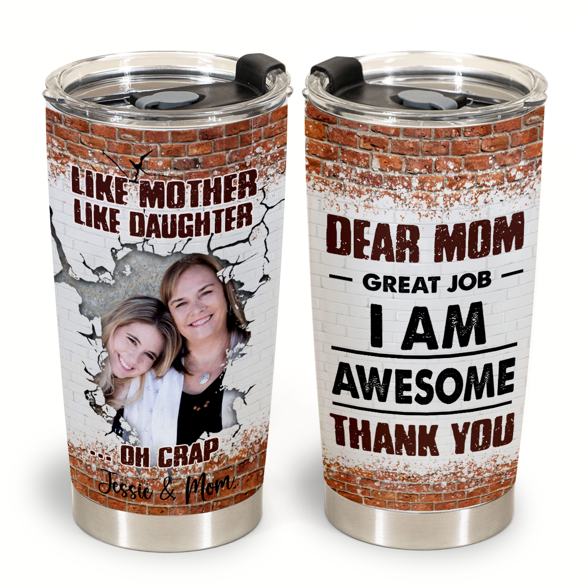 Personalized Photo Gifts For Mother's Day - Like Mother Like Daughter - Personalized Insulated Tumbler 1copy_8909c996-f4cb-49ba-83b7-41954fe986de.png