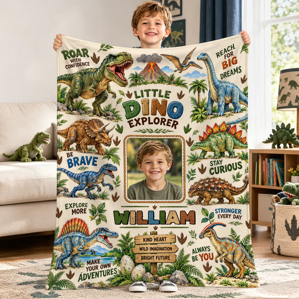 Personalized Dinosaur Photo Blanket – Little Explorer Custom Throw for Boys 1d55c286-5f8e-4b0c-a6ef-50d1fc58dfaa-40591d25f2cafed24f7bcb837019f127.png