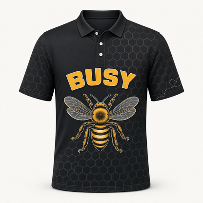 BUSY Bee AOP Polo - Polo shirt - All over printed 1d9bad55-8089-4938-83ed-ab865c38d2b4.png