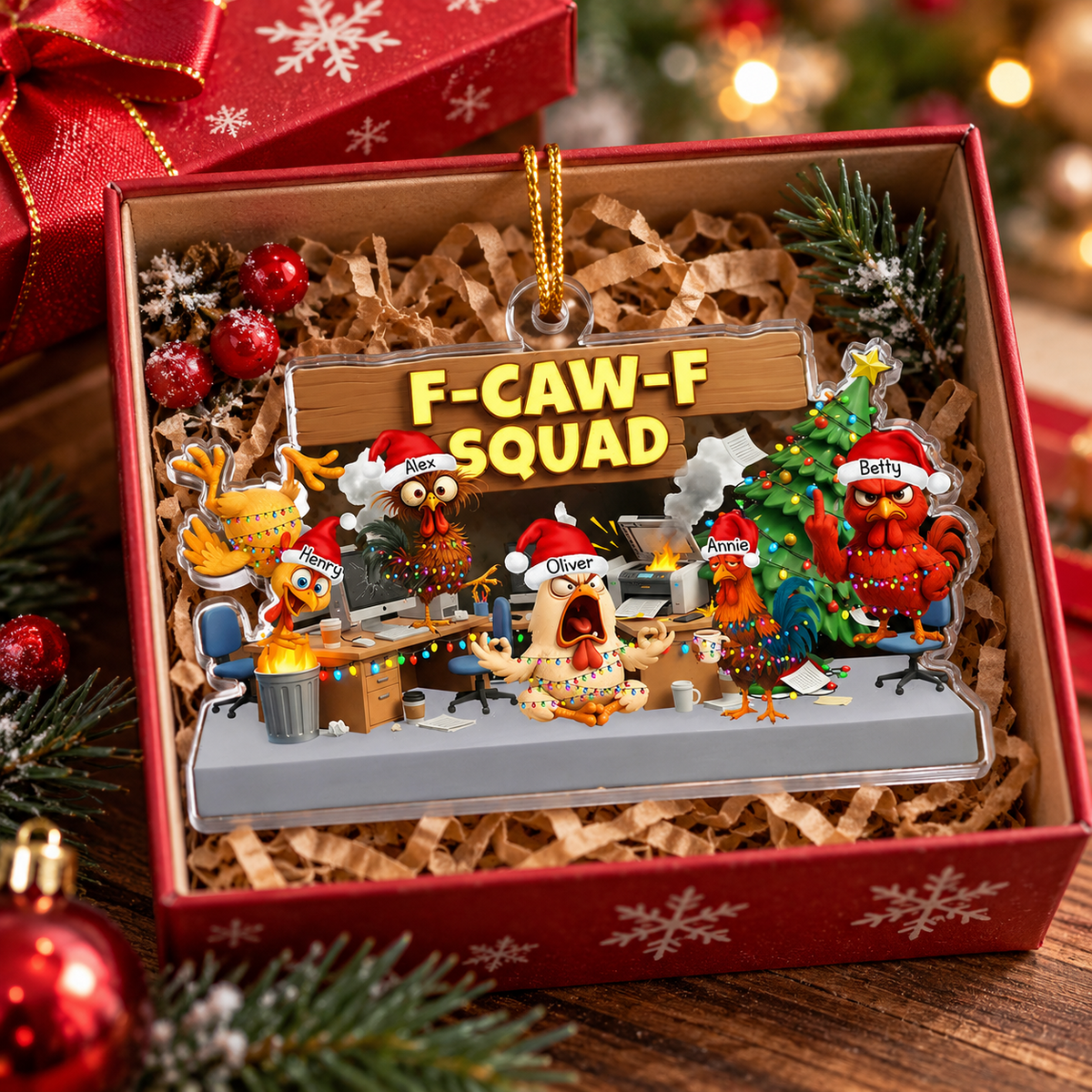 F-Caw-F Squad - Funny White Elephant Party Exchange Gift For Coworker Team - Personalized Acrylic Ornament 1dcdeec5-c412-44d0-98b5-432c08def086-t-i-xu-ng-9-.png