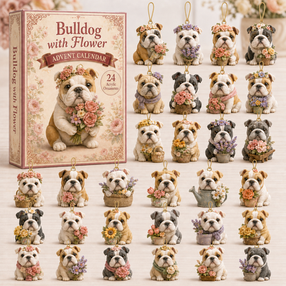 Bulldog With Flower Advent Calendar 2026 - 24-Day Festive Countdown, Acrylic Charms Blind Box - Gift For Bulldog Lovers 1df4aa83-bb04-4c32-a431-6212fed19029-bulldog-box-charms.png