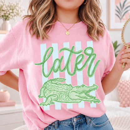Comfort Colors Later Gator Shirt, Funny See You Later Alligator Tee, Trendy Crocodile Graphic T-Shirt, Summer Vacation Beach Shirt 1e0e6738-3f9b-471f-a480-c9d92760005c-m-.png