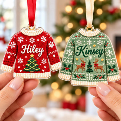 Custom Sweater Christmas Ornament With Name, Baby Name Ornament, Kids Gift 2026 Mini Sweater Letter Name Xmas Tree Decor, Family Ornament 1e4f0eb6-32c0-4a03-8e72-df48d96cd1aa-11.jpg
