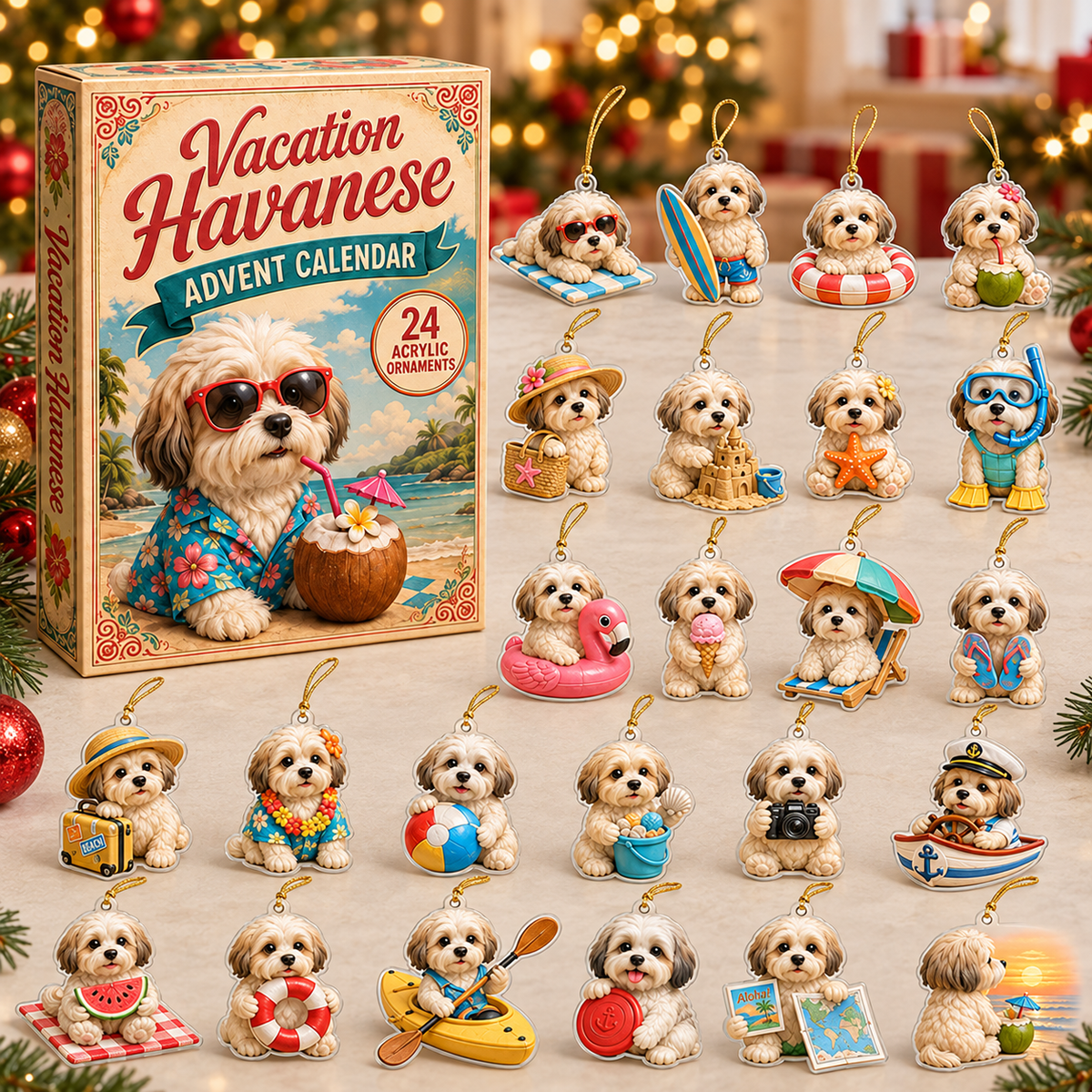Vacation Havanese Advent Calendar 2026 - 24-Day Festive Countdown, Acrylic Charms Blind Box - Gift For Havanese Lovers 1e6561b8-435f-464b-b93d-0d2437b97493-havanese-box-charms.png