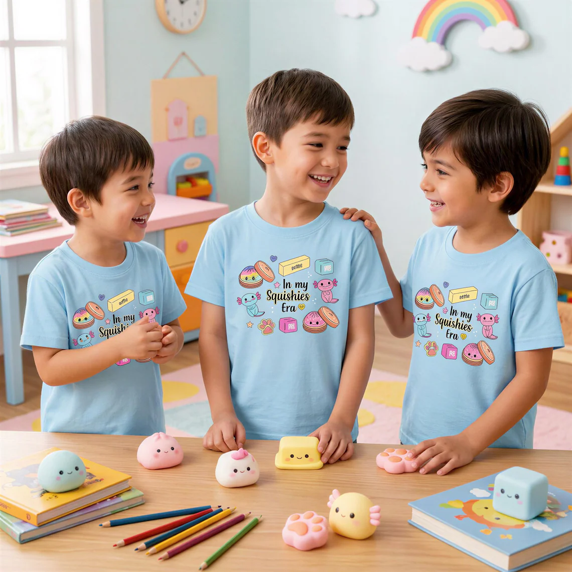 In My Squishies Era Shirt for Girls, Cute Kawaii Dumpling Graphic Tee, Rainbow Bubble Letter Kids T Shirt, Fun Gift for Kids, Trendy Squishy Lover Shirt 1eaf6baa-e33e-4431-9ed8-a46ed7cfe60d-vg_converted.png