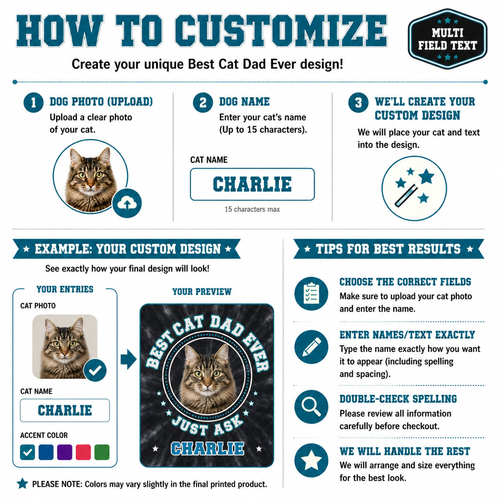 Best Cat Dad Ever - How to customize