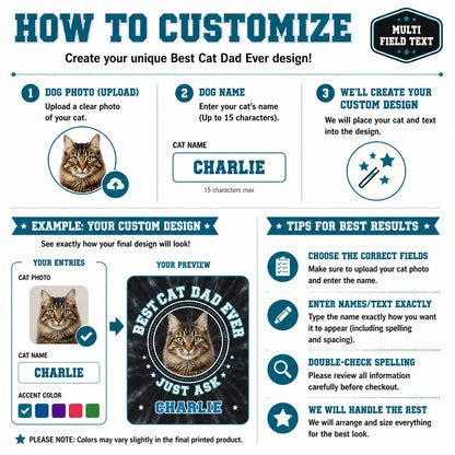 Best Cat Dad Ever - How to customize