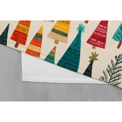 Scandinavian Christmas Tree Kitchen Towel: Nordic Folk Art Design 1ece7948-0397-45fa-82b2-bf43d9e1f38b-4.png
