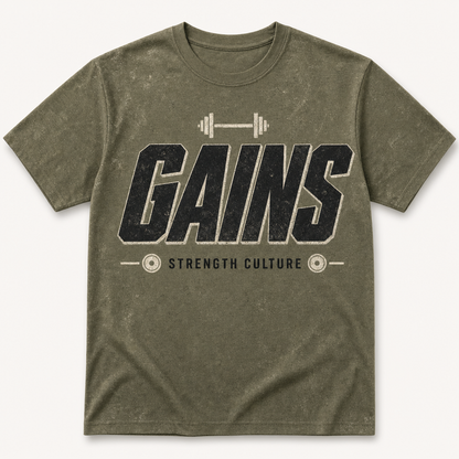 GAINS Bold Gym Tee - T-Shirt - All over printed 1ef5382e-5828-4a03-8789-0d7dd38dcb91.png