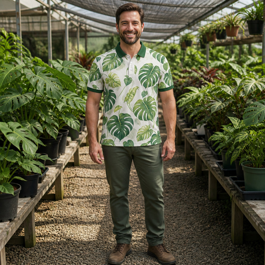 Monstera Leaf All‑Over Polo - Polo shirt - All over printed 1f33d808-aa5c-478b-892e-c70f43049e81.jpg