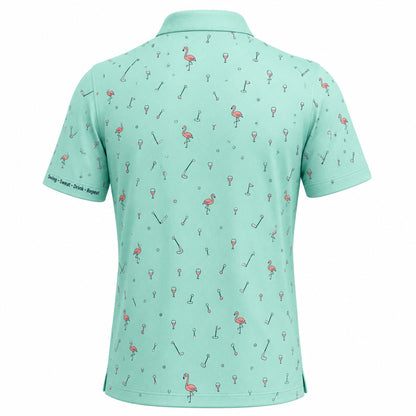 Par Then Bar Flamingo Golf Friends AOP Polo - Polo shirt - All over printed 1f87d328-108b-4642-b3c7-b6d24e49a632.jpg