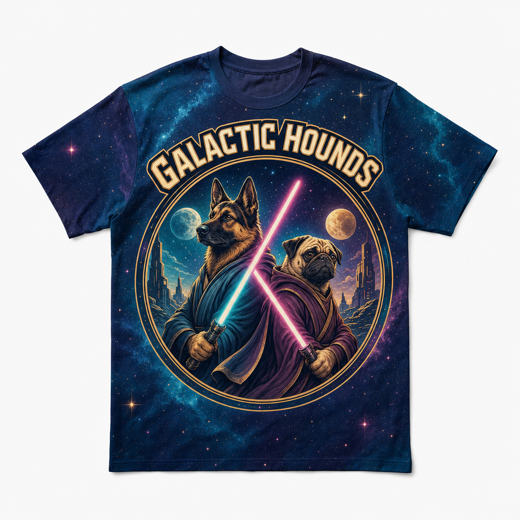 Galactic Hounds – Space Guardians Tee - Hero