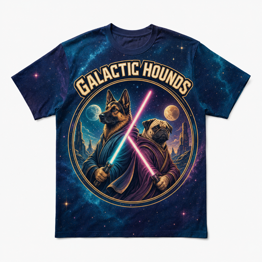 Galactic Hounds – Space Guardians Tee - Hero