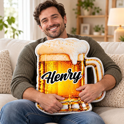 Beer Mug Custom Shaped Pillow - Personalized Gifts for Him/Her 1fca7244-a325-4d4d-a6cd-69589068e633-1-2-.jpg