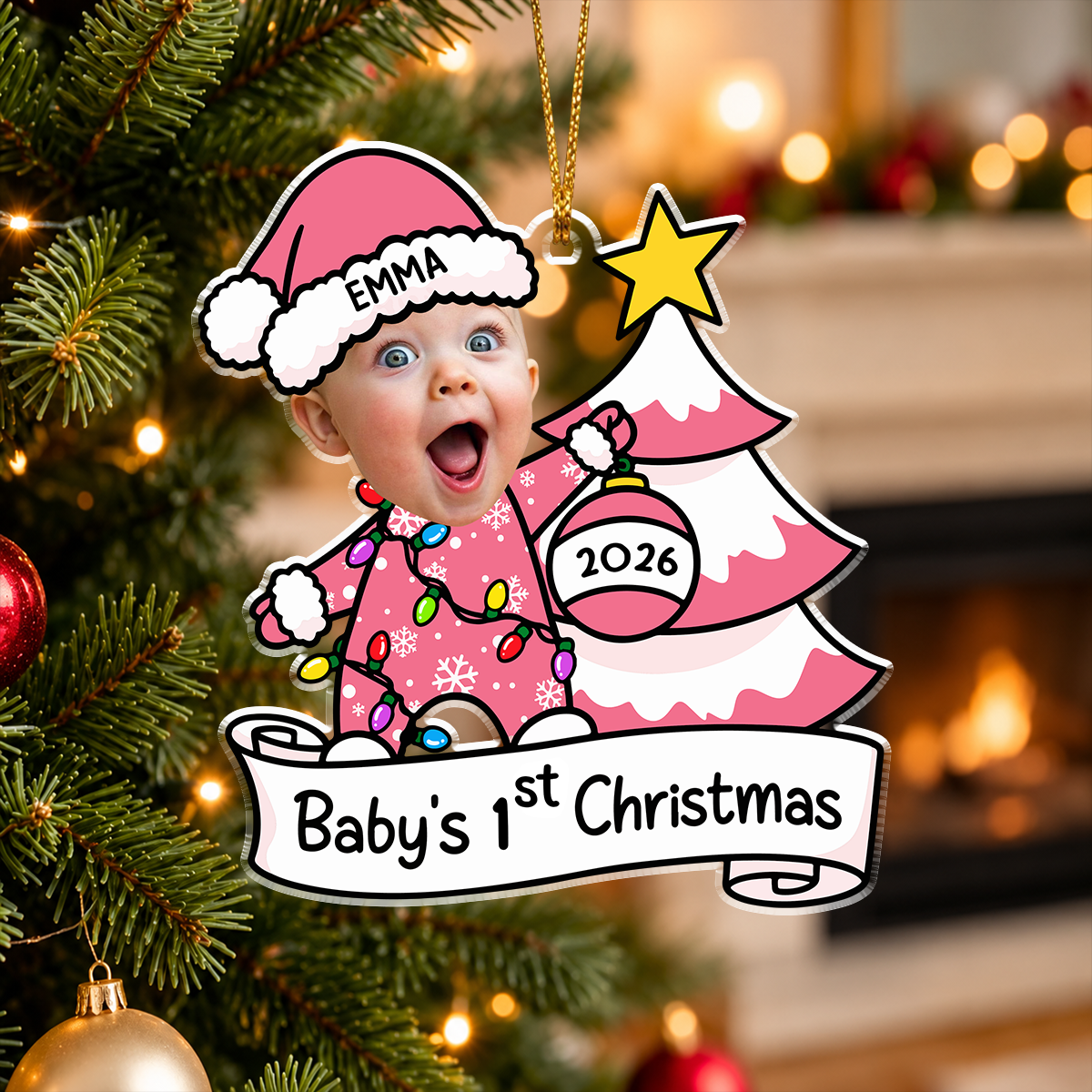 Baby's First Christmas - Personalized Acrylic Photo Ornament 1fd50c69-0b33-4040-a555-c3f21ac86b00-2.png