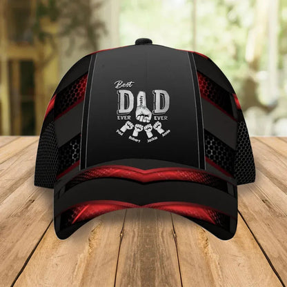 Best Dad Ever Fist Bump - Personalized Classic Cap - Gift For Father, Father's Day 2-1_2caa9d99-5279-4da8-a6a8-99821349738b.jpg
