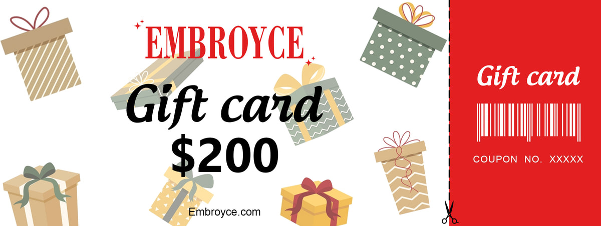 Embroyce Gift Card
