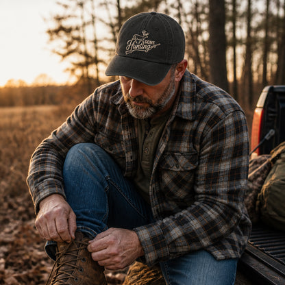 Gone Hunting Embroidered Dad Cap - Lifestyle 2