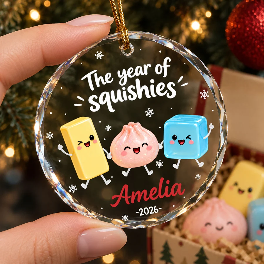 The Year I Did A Lot Of Squishy Hunting 2D Flat - Personalized Crystal Ornament - Squishy Lover Christmas Keepsake 20ebfa51-940a-4c60-be09-458ffb94d6b3-banner-4-.png