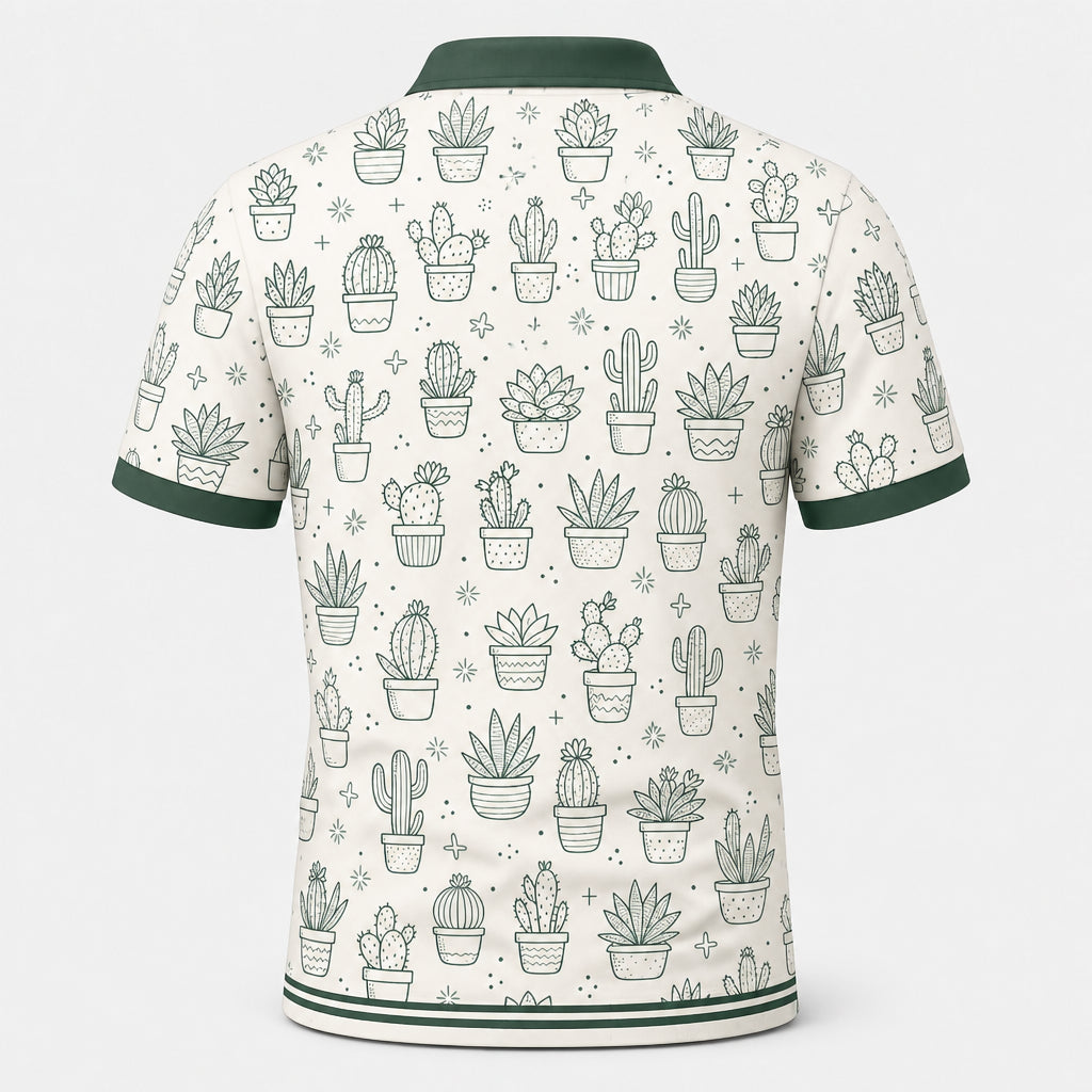 Succulent Scatter AOP Polo - Polo shirt - All over printed 216adb82-b8bc-4432-9852-2fd0ac48038a.jpg