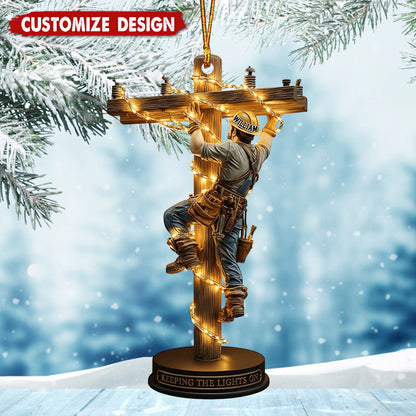Keeping The Lights On - Personalized Lineman Custom Shaped Ornament 21_5000x_db837ade-7613-42cd-baf3-953c50eae1f8.jpg