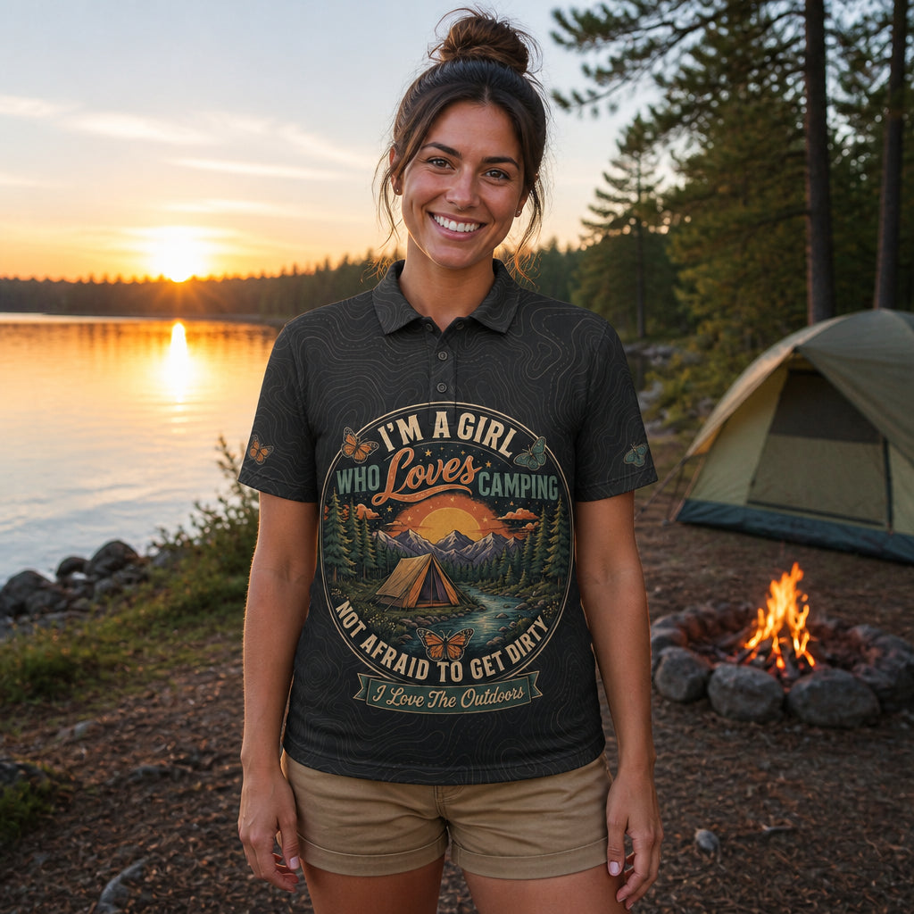 Girl Camper Sunset Badge AOP Polo - Polo shirt - All over printed 21cabf3b-259a-42fa-93e8-7d25b7d0acb2.jpg