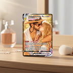 Custom Hologram Poke Card For Couple