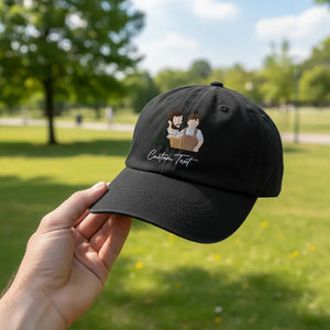 Custom Embroidered Outline Photo - Portrait Embroidered Dad Cap